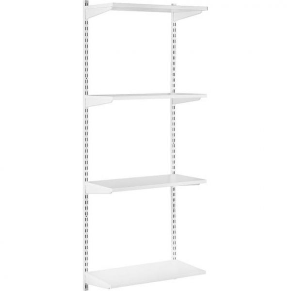 Raft modular Sigma 4P Alb, 60x30x150 cm, Metal/PAL