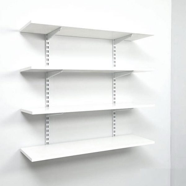 Raft modular Sigma 4P, 120x30x150 cm, Metal/PAL Alb
