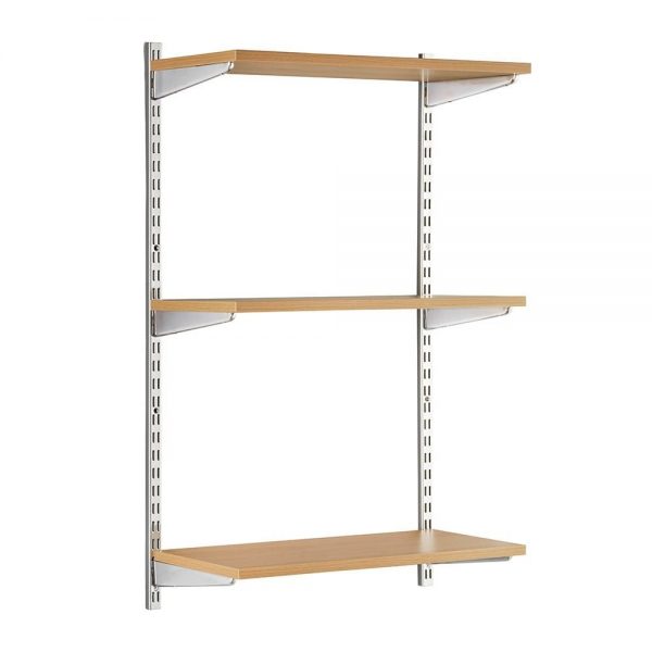 Raft modular Sigma 3P Stejar, 80x20x100 cm, Metal/PAL