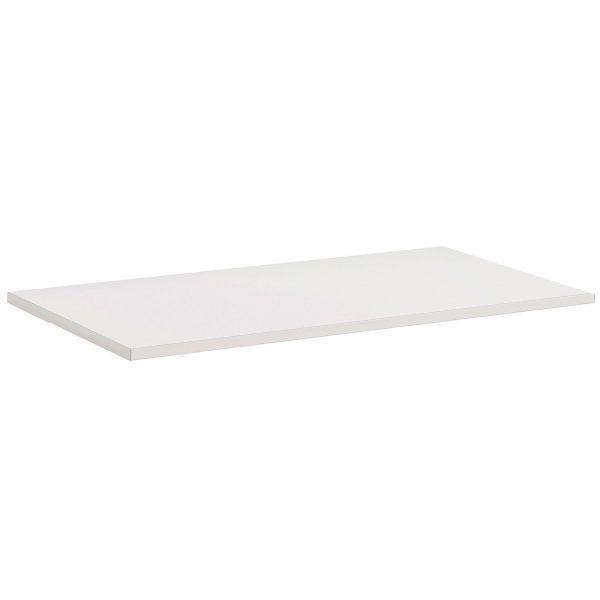 Polita simpla din PAL, 120x40x1,8 cm, Alb