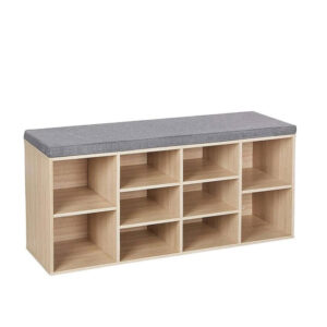 Pantofar cu 10 compartimente 104x30x48 cm MDF Stejar